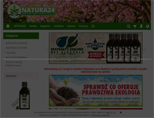 Tablet Screenshot of natura24.pl
